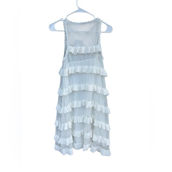 NWT Zara Limited Edition Stylish Ruffle Dress - Size Small - White - Picture 12 of 13